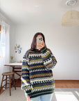 The Cornucopia Pattern Sweater (L)
