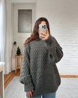 The Moss Twist Sweater (XL)