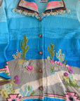 The Southwest Cacti Cardigan (L)