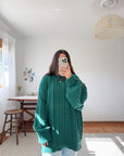 The Pine Cable Knit Sweater (XXL)