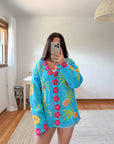 The Pineapple Tropical Cardigan (L)