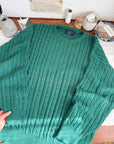 The Pine Cable Knit Sweater (XXL)