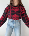 The Red Snowflake Sweater (L)