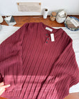 The Currant Jam Henley Sweater (XL)
