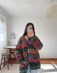 The Thanksgiving swirl Cardigan (XL)