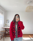 The Ruby Vine Cardigan (M)