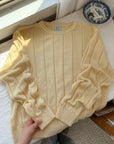 The Lightweight Pale Yellow Sweater (L)