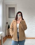 The Camel Quilted Jacket (S)