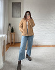 The Camel Quilted Jacket (S)