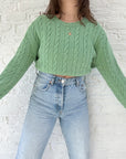 The Long Stem Twist Sweater (L)