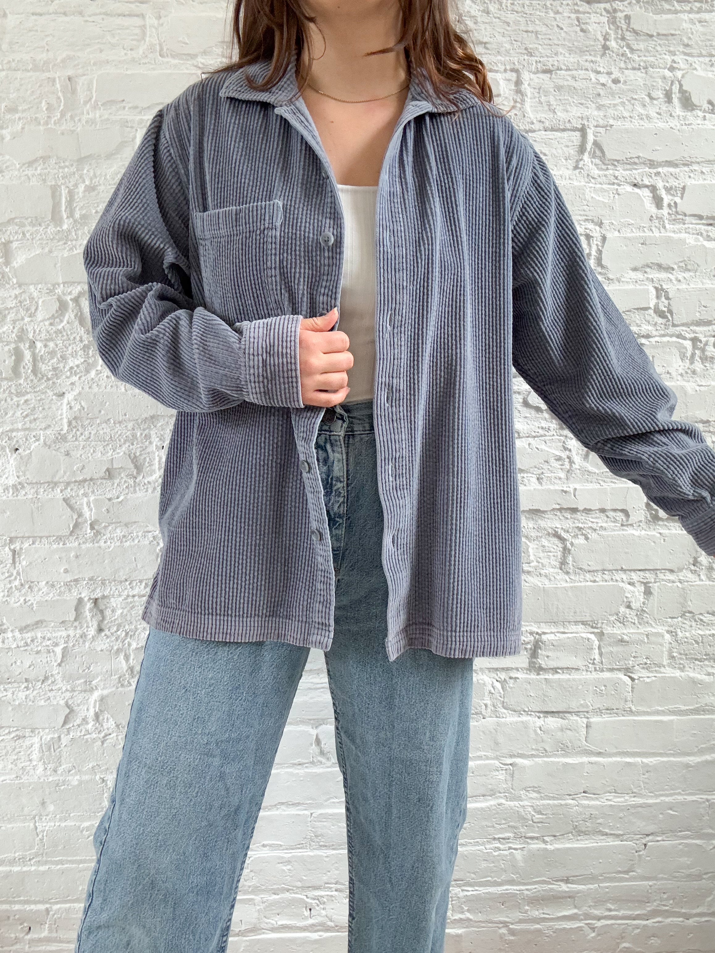 The Wonderland Corduroy Button Up (M) – earthful collective