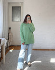 The Long Stem Twist Sweater (L)