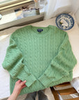 The Long Stem Twist Sweater (L)
