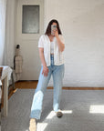 The Crochet Half Button Cardigan (M)