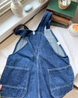 The Dark Wash Trekking Overalls (L)