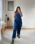 The Dark Wash Trekking Overalls (L)