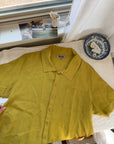 The Chartreuse Flax Button Up (L)