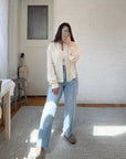 The Funky Button Silk Top (M)
