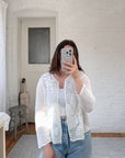 The Clover Crochet Cardigan (M)