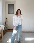 The Clover Crochet Cardigan (M)