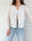 The Clover Crochet Cardigan (M)