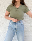 The Ribbed Stem Top (L)