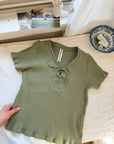 The Ribbed Stem Top (L)