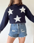 The Rolled Mockneck Star Sweater (M)