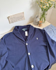 The Navy Polo Cardigan (XL)