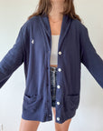 The Navy Polo Cardigan (XL)
