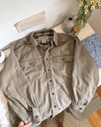The Thyme Lined Shacket (L)