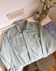 The Sage Green Button Up (LT)