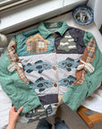 The Patchwork Reversible Fisherman Jacket (L)