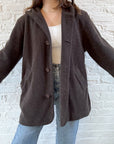 The Hooded Tree Bark Fleece Jacket (LP)