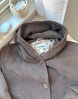 The Hooded Tree Bark Fleece Jacket (LP)
