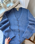 The Blue Toboggan Cardigan (XL)