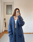 The Blue Toboggan Cardigan (XL)