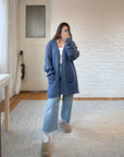 The Blue Toboggan Cardigan (XL)