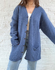 The Blue Toboggan Cardigan (XL)