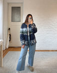 The Icy Tree Fair Isle Zip Up (XL)