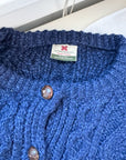 The Navy Finch Fisherman Cardigan (XL)