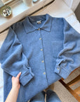 The Fuzzy Arctic Button Up (L)
