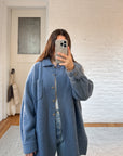 The Fuzzy Arctic Button Up (L)