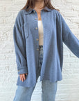 The Fuzzy Arctic Button Up (L)