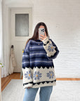 The Floral Woolen Sweater (L)