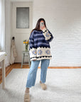 The Floral Woolen Sweater (L)