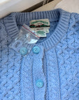 The Icy Blue Irish Knit Cardigan (L)