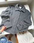 The Charcoal Speckled Shacket (L)