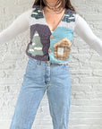 The Reversible Patchwork Cabin Vest (S)