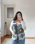 The Reversible Patchwork Cabin Vest (S)